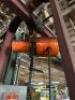 BUDGIT 1 TON ELECTRIC CHAIN HOIST W/ 45' OF METAL BEAM GANTRY - 8