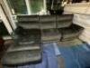 THREE PIECE FABRIC CHAISE SECTIONAL - 2