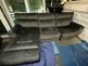 THREE PIECE FABRIC CHAISE SECTIONAL - 8