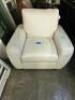 CREAM FABRIC ARMCHAIR - 5