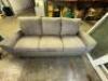 BROWN FABRIC SOFA - 6