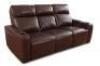 LEATHER SOFA WITH POWER HEADRESTS
