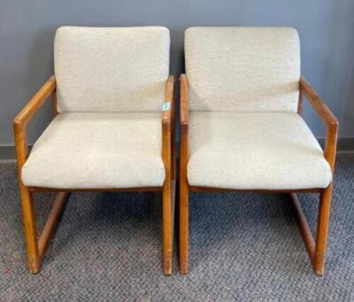 (2) OFFICE LOUNGE CHAIRS