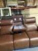 LEATHER SOFA WITH POWER HEADRESTS - 7