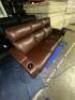 LEATHER SOFA WITH POWER HEADRESTS - 8