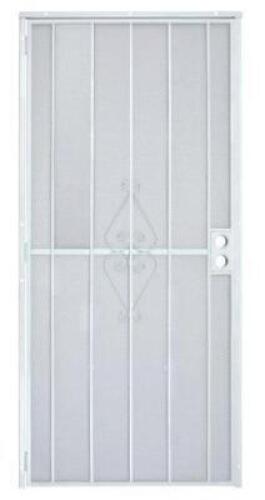 WHITE SECURITY DOOR