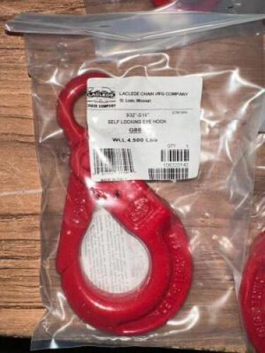 (2)- SELF LOCKING EYE HOOKS