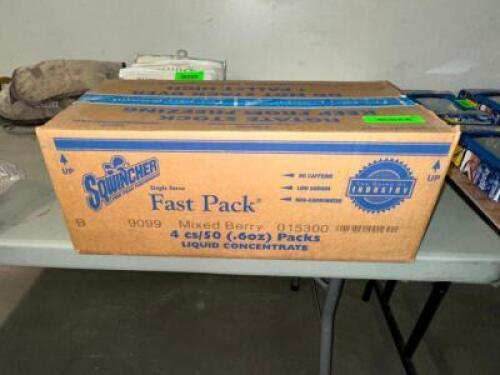 ONE BOX OF SQUENCHER DRINK MIX PACKS