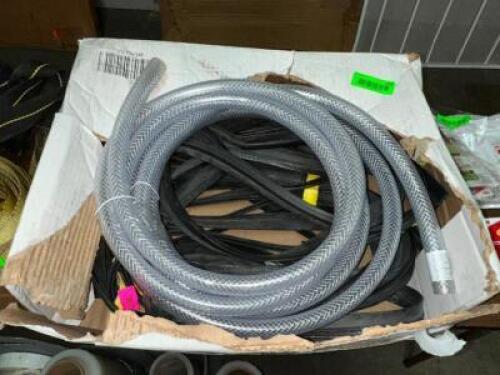 ASSORTED PLASTIC TUBING AND WEATHER STRIPING