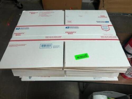 ONE BUNDLE OF USPS SHIPPING BOXES