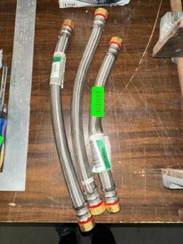 (3)- WATER HEATER HOSES