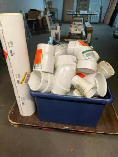 ASSORTED PVC PIPE ELBOWS