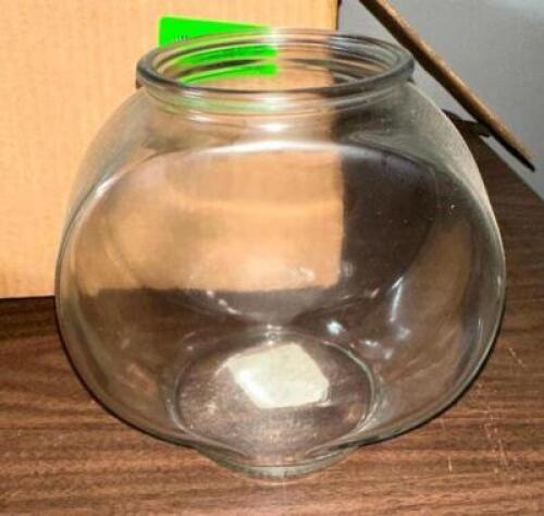 (6)- 1GAL GLASS FISH BOWLS