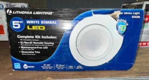 5" LED WHITE GIMBAL LIGHT