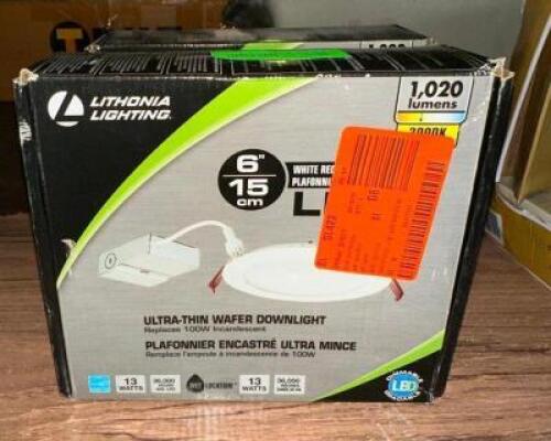 (2)- 6" ULTRA THIN WAFER DOWNLIGHT