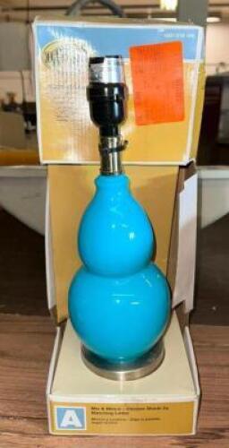 TEAL ACCENT LAMP