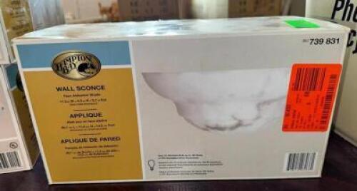 FAUX ALABASTER WALL SCONCE