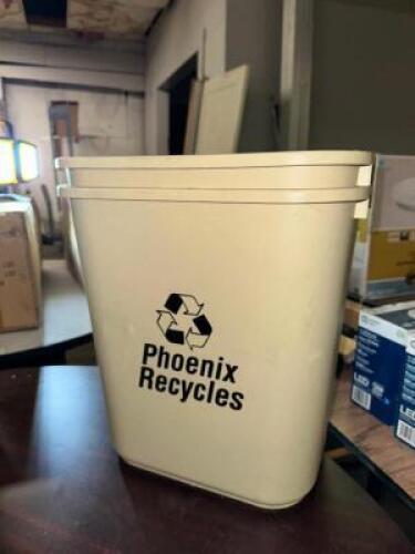 (2)- SMALL RECYCLING BINS
