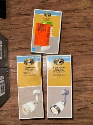 ASSORTED TRACK HEAD LIGHTING