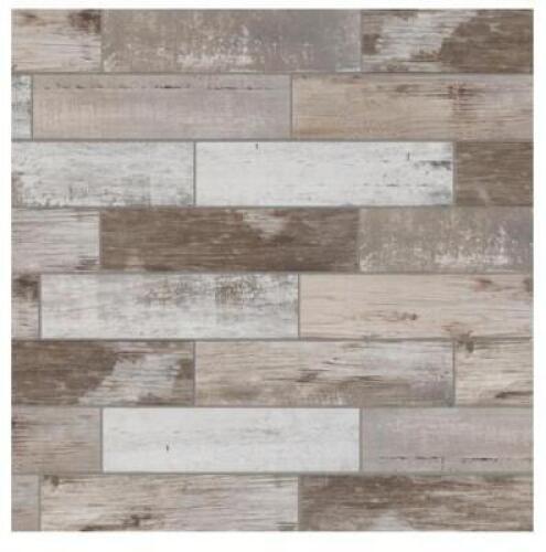 (30)- BOXES OF WOOD BEIGE PORCELAIN FLOOR AND WALL TILE