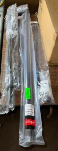 ASSORTED SIZED CURTAIN RODS