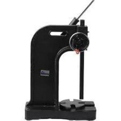 DESCRIPTION: (1) ARBOR PRESS BRAND/MODEL: GIBRALTAR INFORMATION: 1-1/4" RAM, 6-1/4" THROAT DEPTH, 3 TON PRESSURE, 12" STROKE, 17-1/2" MAX WORK HEIGHT,