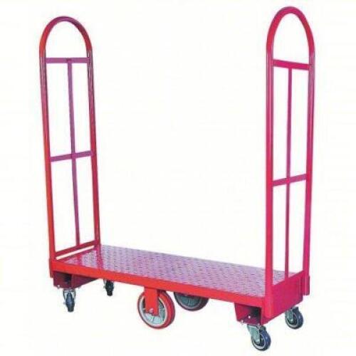DESCRIPTION: (1) NARROW PLATFORM DECK BRAND/MODEL: DAYTON #4VMC5 INFORMATION: RED, STEEL-DECK, 2000 LB CAPACITY SIZE: 60" X 16" X 10-3/4" RETAIL$: $59