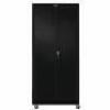 DESCRIPTION: (1) STORAGE CABINET BRAND/MODEL: HALLOWELL INFORMATION: BLACK, STEEL, SWING HANDLE SIZE: 48 IN X 24 IN X 78 IN RETAIL$: $1405.25 EA QTY: