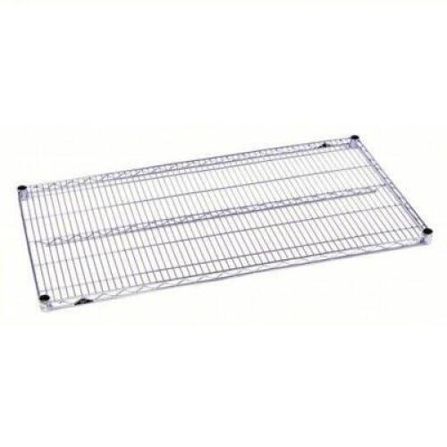 DESCRIPTION: (10) WIRE SHELF BRAND/MODEL: METRO #4UX26 INFORMATION: WIRE, CHROME, SPLIT SLEEVE, SHELVES ONLY, 800 LB CAPACITY SIZE: 48" X 18" RETAIL$: