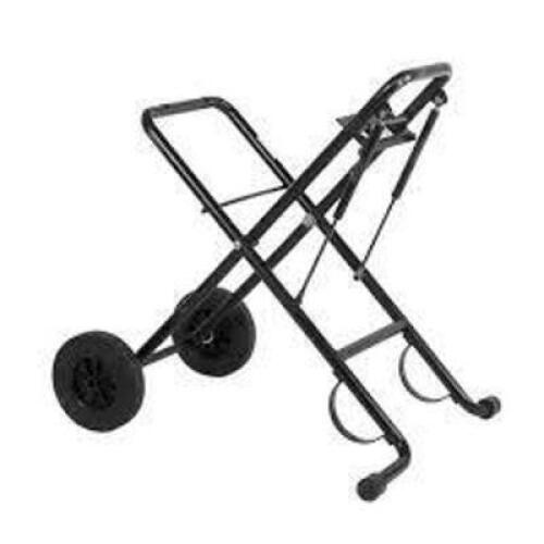 DESCRIPTION: (1) FOLDING STAND, WHEELED BRAND/MODEL: RIDGID #67657 SIZE: 51.75" X 28.75" X 15.5" RETAIL$: $1019.57 EA QTY: 1