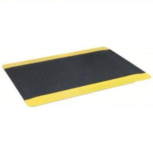 DESCRIPTION: (1) ANTI FATIGUE MAT BRAND/MODEL: NOTRAX #52ZZ21 INFORMATION: BLACK WITH YELLOW BORDER SIZE: 2' X 3' RETAIL$: $66.39 EA QTY: 1
