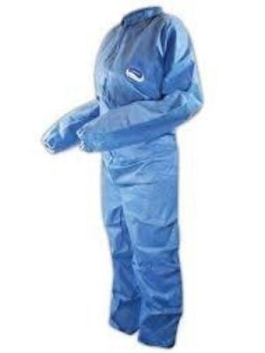 DESCRIPTION: (1) CASE OF (24) DISPOSABLE COVERALLS BRAND/MODEL: KLEENGUARD #58505 INFORMATION: BLUE SIZE: MED RETAIL$: $106.99 EA QTY: 1