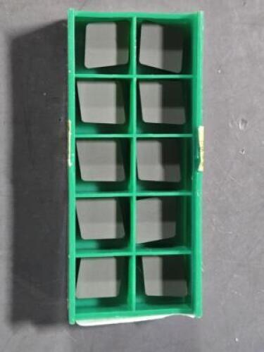 DESCRIPTION: (30) CARBIDE TURNING INSERTS BRAND/MODEL: GREENLEAF CNGN 433-T1A RETAIL$: $588.00 QTY: 30