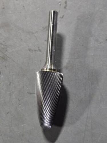 DESCRIPTION: (4) CARBIDE FLAME BURR BRAND/MODEL: WESTWARD 19D721 SIZE: 3/4" DIA 1/4" SD QTY: 4