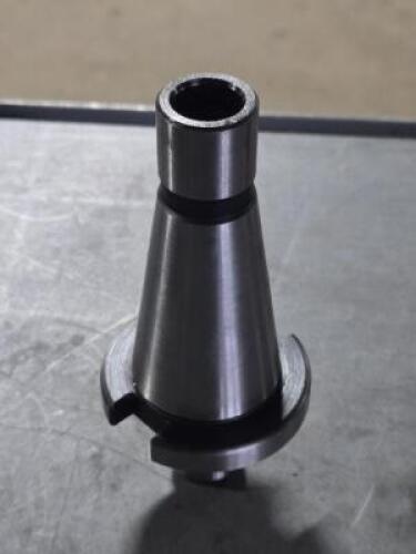 DESCRIPTION: (1) NMTB40 TAPER END MILL HOLDER BRAND/MODEL: VC 08366247 SIZE: 3/16" HOLE DIAM 2" PROJ. 11/16" NOSE RETAIL$: $123.97 QTY: 1