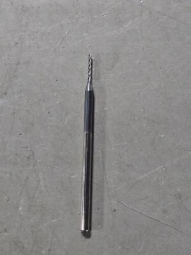 DESCRIPTION: (2) SOLID CARBIDE BALL END MILL BRAND/MODEL: ACCUPRO 61729331 SIZE: 0.0625DIA 0.3120" LOC RETAIL$: $55.12 QTY: 2