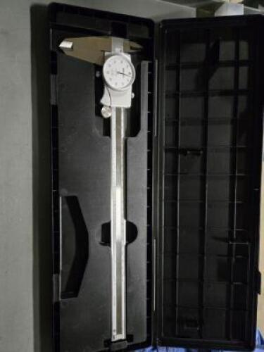 DESCRIPTION: (1) DIAL CALIPER BRAND/MODEL: MITUTOYO 505-746 SIZE: 12" RANGE RETAIL$: $256.75 QTY: 1