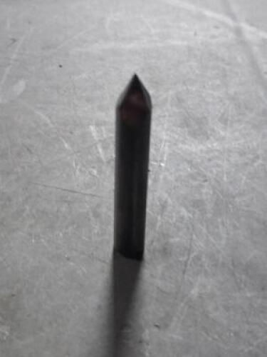 DESCRIPTION: (1) SOLID CARBIDE CHAMFER MILL BRAND/MODEL: ACCUPRO 09550278 SIZE: 3/8" DIA 60* RETAIL$: $48.62 QTY: 1