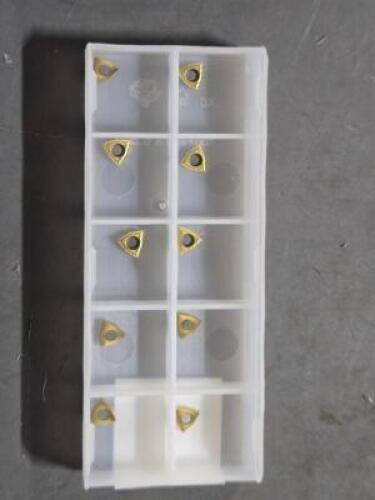 DESCRIPTION: (20) CARBIDE BORING INSERTS BRAND/MODEL: WIDIA WPHTS30102 RETAIL$: $254.60 QTY: 20