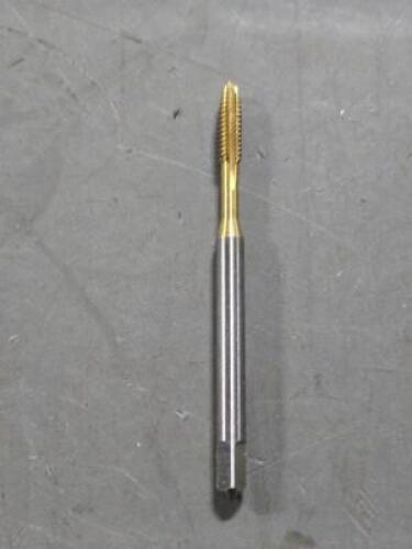 DESCRIPTION: (10) HSS STRAIGHT FLUTE HAND TAP BRAND/MODEL: CLEVELAND C55162 SIZE: #5-40 RETAIL$: $174.60 QTY: 10