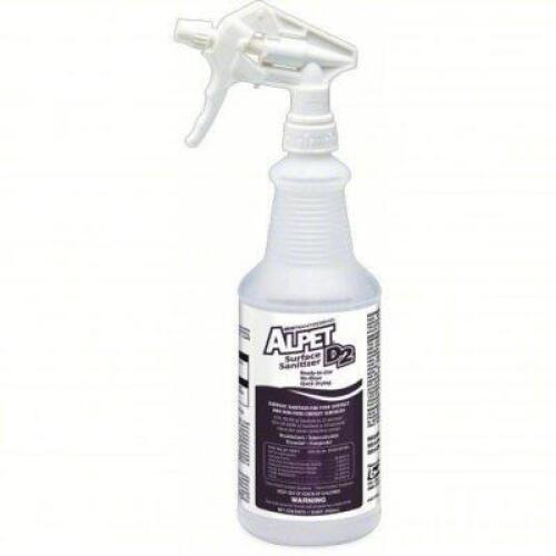 DESCRIPTION: (8) SURFACE SANITIZERBRAND/MODEL: ALPET D2 #36P191SIZE: 1 QTRETAIL$: $25.00 EAQTY: 8