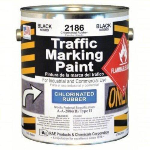 DESCRIPTION: (2) TRAFFIC ZONE MARKING PAINT BRAND/MODEL: RAE #3EHF8 INFORMATION: BLACK SIZE: 1 GALLON RETAIL$: $86.43 EA QTY: 2