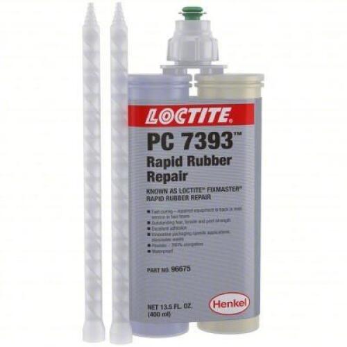 DESCRIPTION: (1) RUBBER REPAIR KIT BRAND/MODEL: LOCTITE #2WKR2 SIZE: 400 ML RETAIL$: $337.65 EA QTY: 1