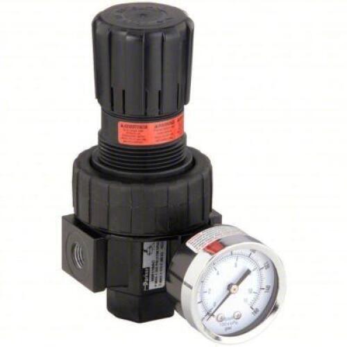 DESCRIPTION: (1) COMPRESSED AIR REGULATOR BRAND/MODEL: PARKER #21U810 INFORMATION: 53 cfm, 2 psi to 125 psi, 125 psi Max Op Pressure SIZE: 1/4 IN NPT