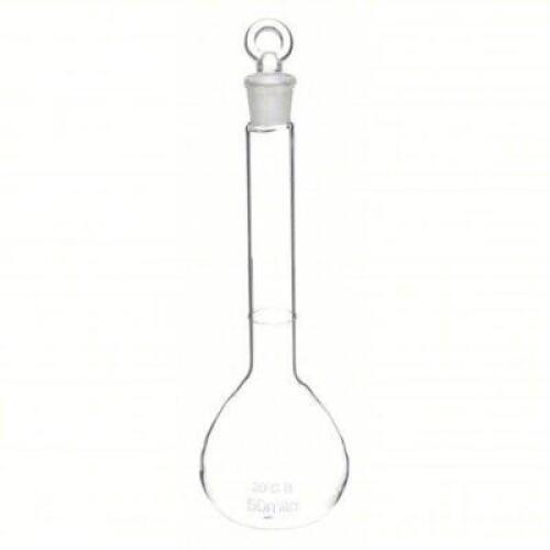 DESCRIPTION: (4) BOXES OF (12) VOLUMETRIC FLASK BRAND/MODEL: PRODUCT NUMBER #5PRZ6 INFORMATION: GLASS, 50 ML CAPACITY - ML, 1.7 FL OZ CAPACITY - OZ, I