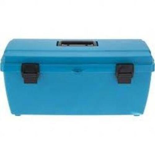 DESCRIPTION: (2) SMALL PARTS UTILITY BOX BRAND/MODEL: VALUE COLLECTION #53591327 INFORMATION: BLUE SIZE: 19X8X8 RETAIL$: $80.00 EA QTY: 2