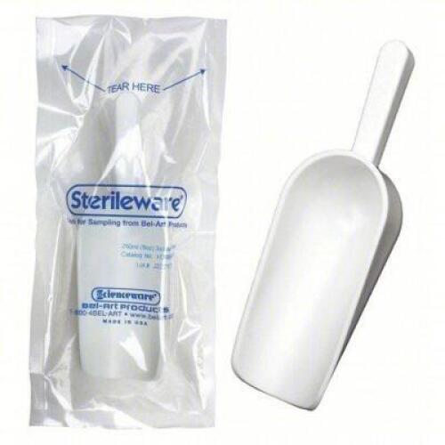 DESCRIPTION: (1) CASE OF (100) STERILE SAMPLING SCOOP BRAND/MODEL: SP SCIENCEWARE #8AV24 INFORMATION: WHITE SIZE: 4 OZ RETAIL$: $270.60 EA QTY: 1