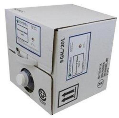 DESCRIPTION: (1) DEIONIZED WATER BRAND/MODEL: LABCHEM/LC26750200 INFORMATION: ASTM TYPE II/REAGENT SIZE: 20 L RETAIL$: $279.76 QTY: 1