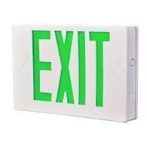 DESCRIPTION: (3) THERMOPLASTIC EXIT SIGN BRAND/MODEL: COOPER APX RETAIL$: $50.00 EA QTY: 3