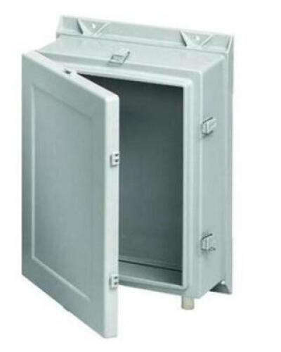 (2)- FIBERGLASS HINGED ENCLOSURE